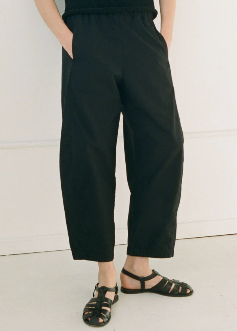 Alba Twill Pant in Onyx - Shaina Mote