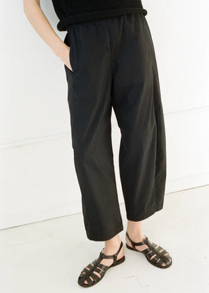 Alba Twill Pant in Onyx - Shaina Mote