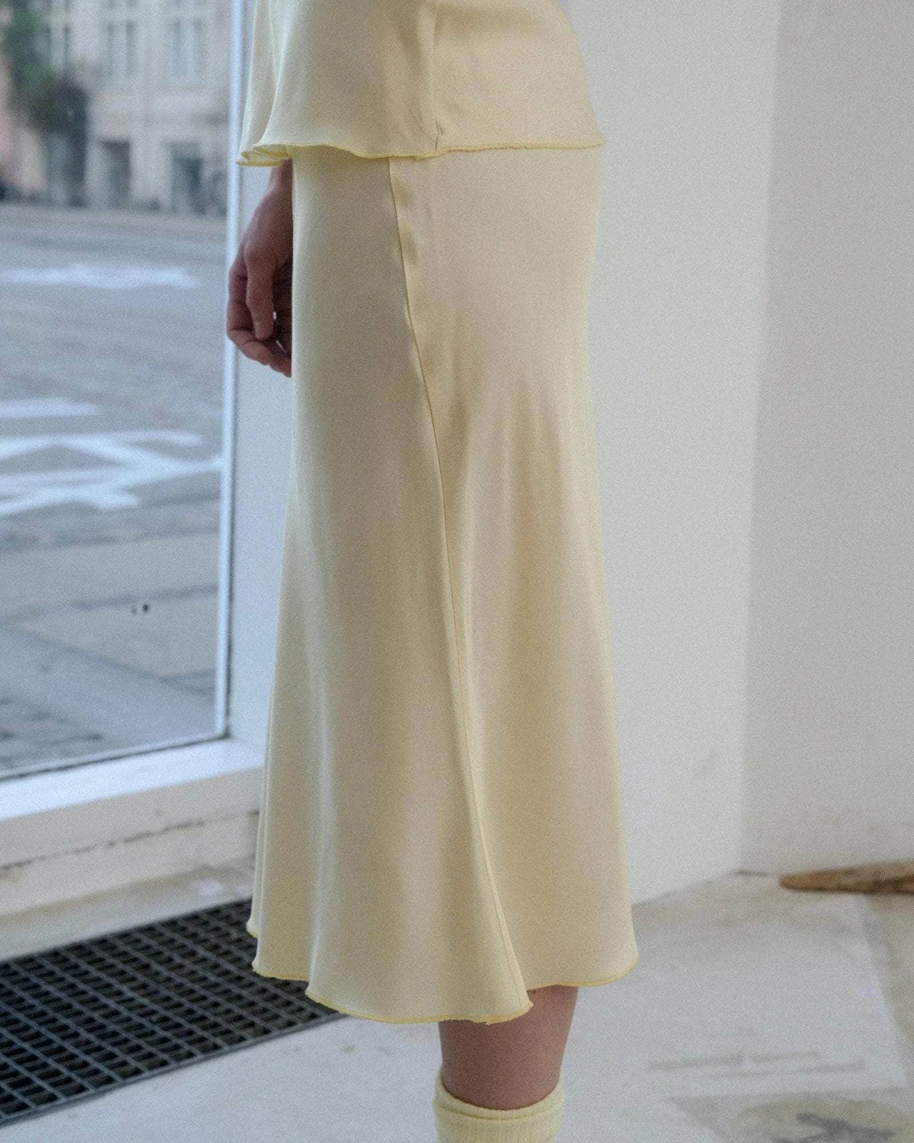 Dydine Skirt in Sophia Yellow- Baserange