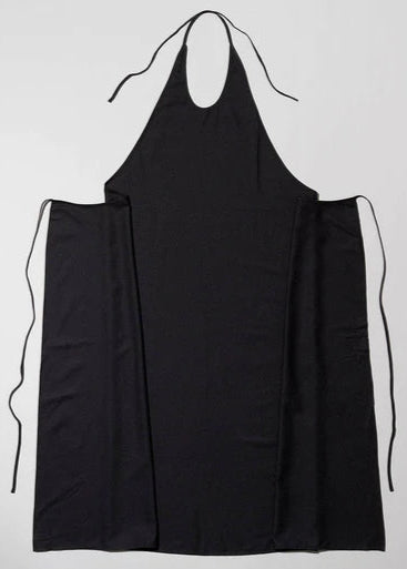 Wild Silk Apron Dress - Black - Baserange
