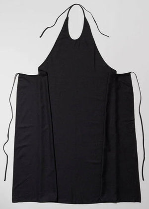 Wild Silk Apron Dress - Black - Baserange