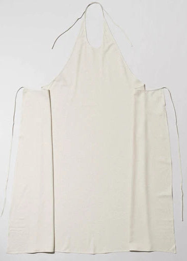 Wild Silk Apron Dress - Ivory - Baserange