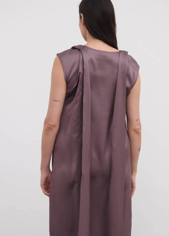 Silk Mason Dress in Laco Purple - Baserange
