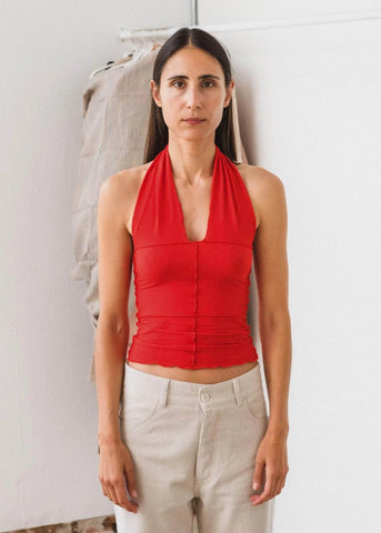 Cinder Halter in Red - Baserange