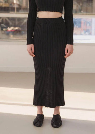 Macau Skirt in Black - Baserange