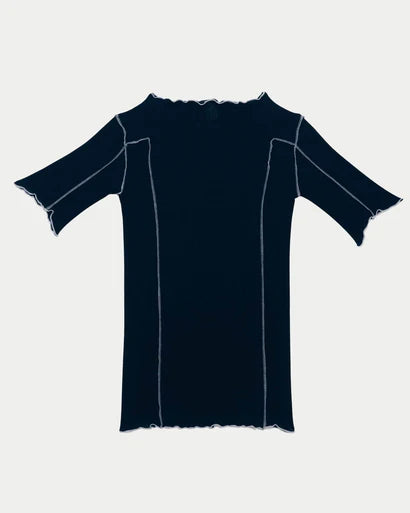 Omato 3/4 Sleeve top in Navy - Baserange