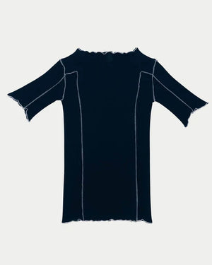 Omato 3/4 Sleeve top in Navy - Baserange