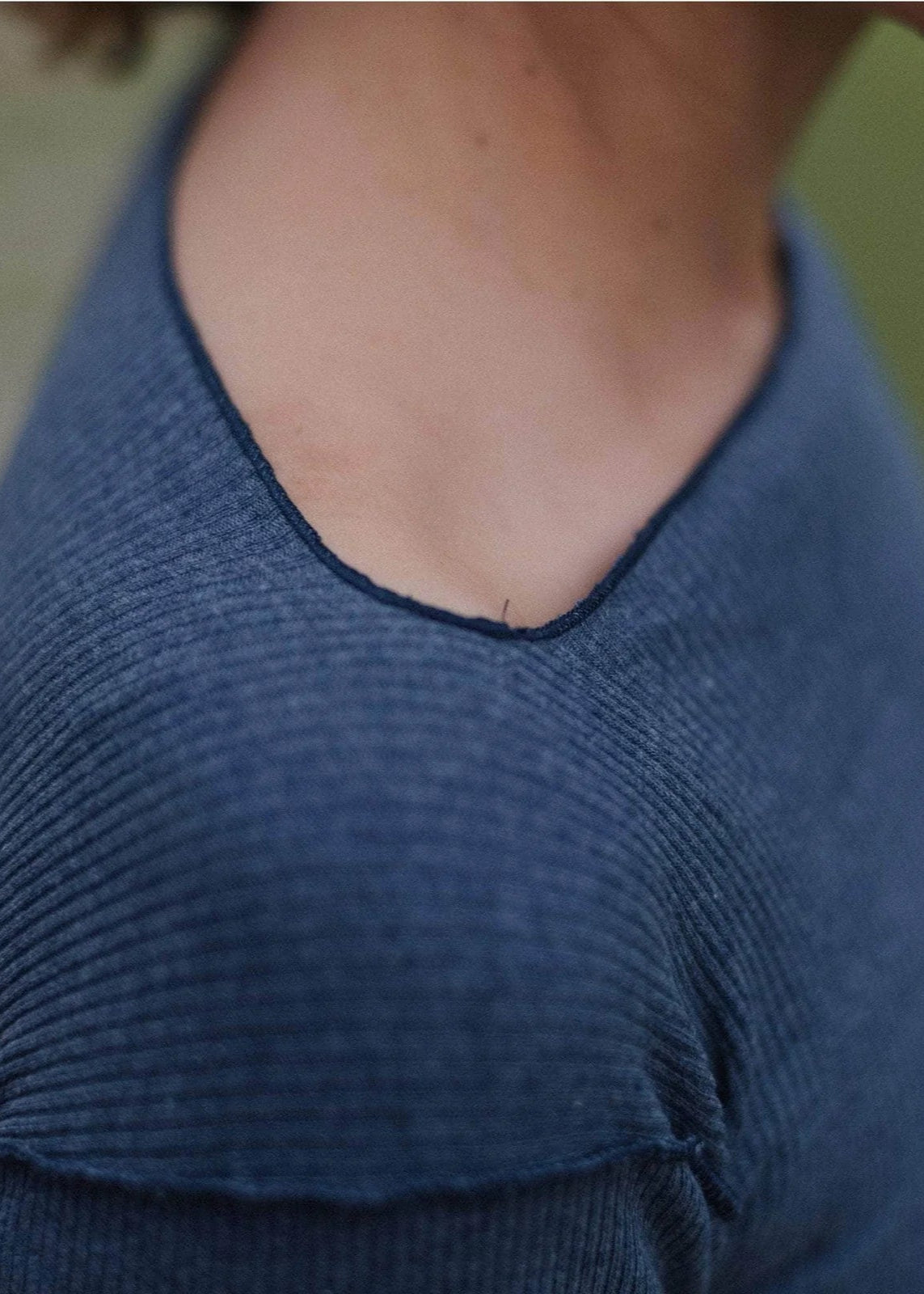 Cinder Long Sleeve Tee in Dark Denim - Baserange