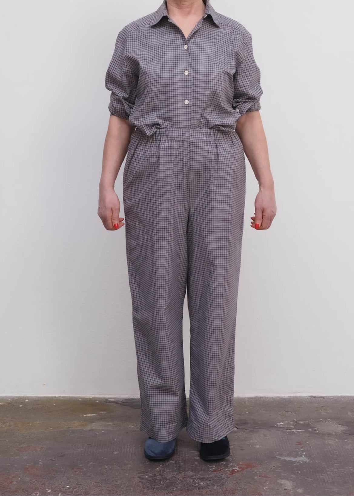 Baserange ベースレンジ CLAUDE PANTS チェック Claude Pants in Consul Check - Baserange | Lovecraft – Lovecraft