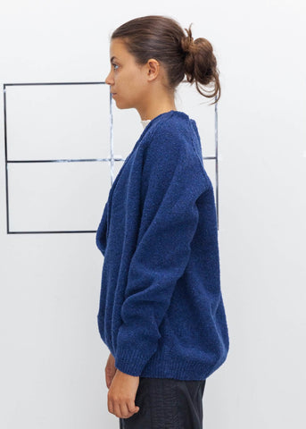 Soar V Neck in Nord Blue - Baserange