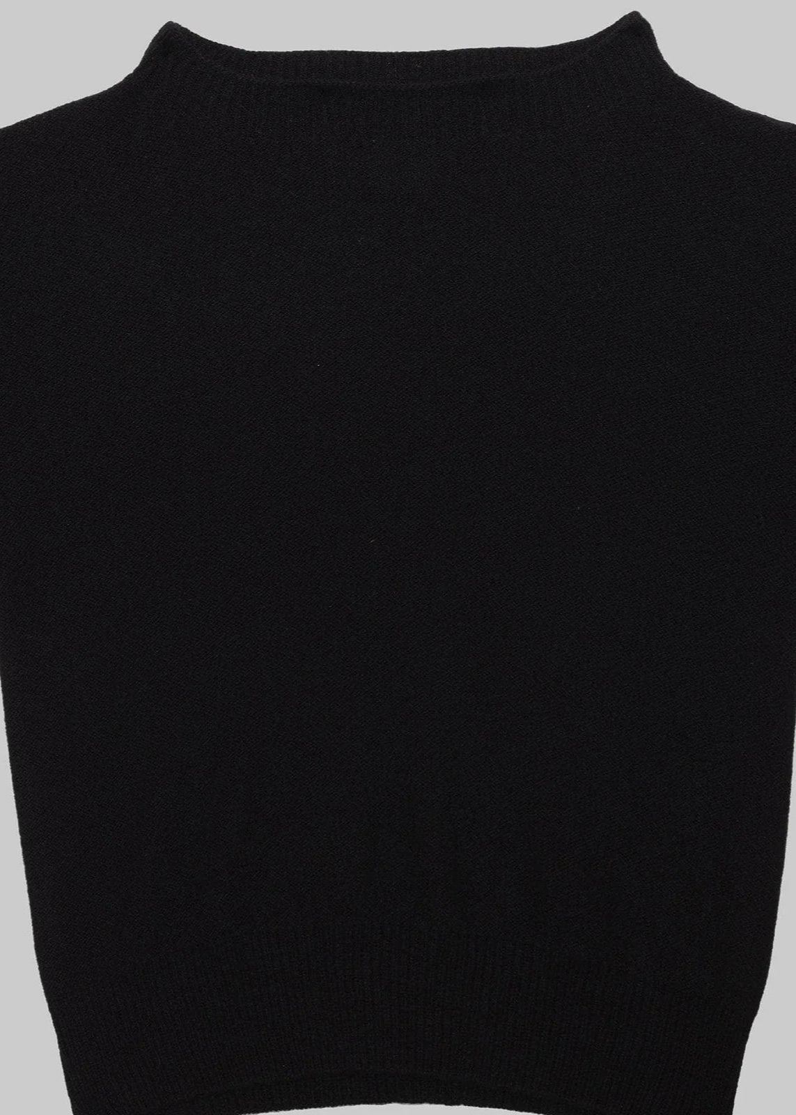 Tier Sweater in Black Cashmere - Baserange