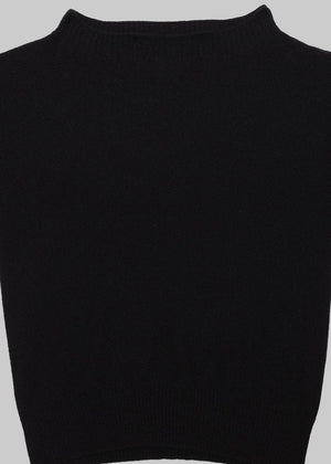 Tier Sweater in Black Cashmere - Baserange