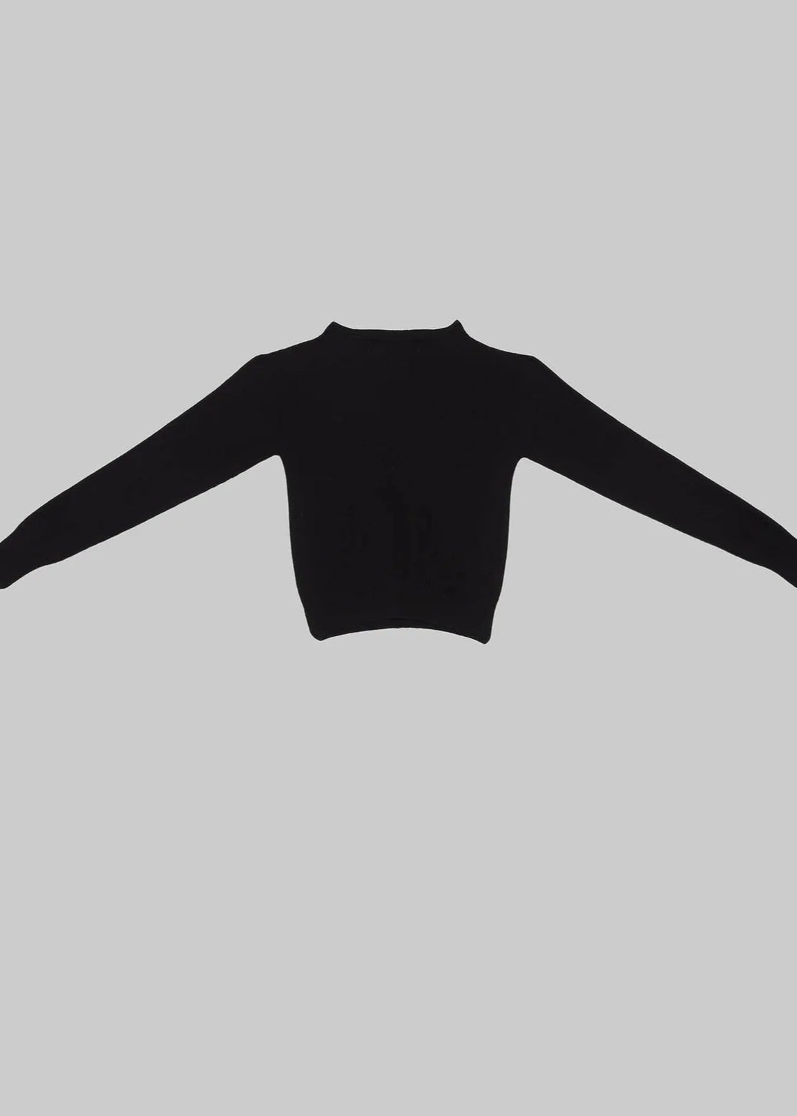 Tier Sweater in Black Cashmere - Baserange