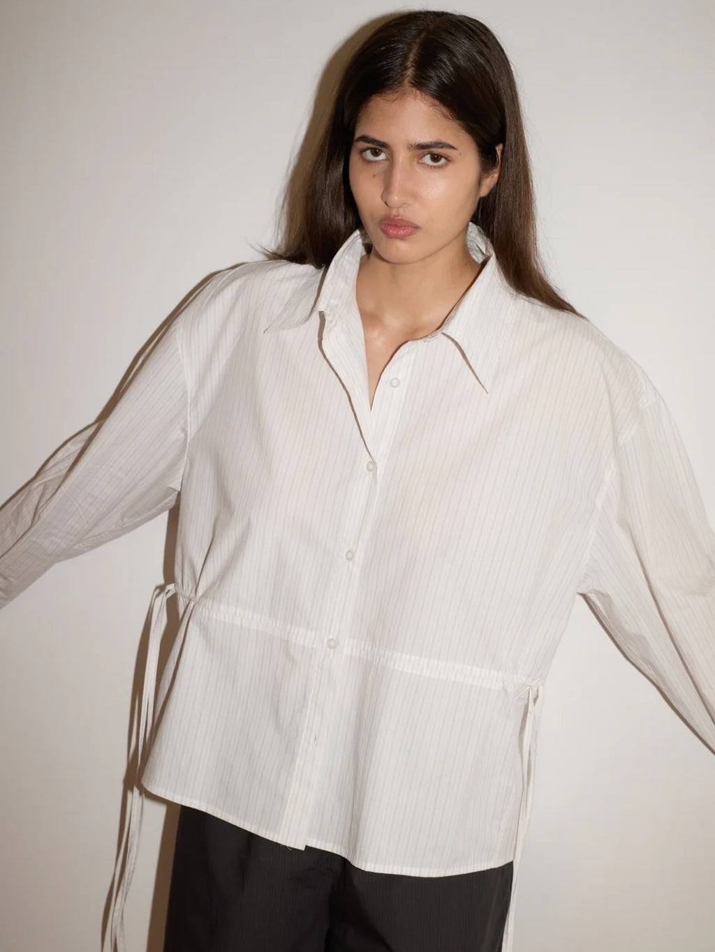 Room Shirt in Pacific Stripe - Deiji Studios