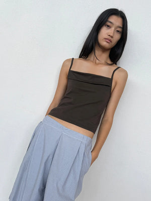 Double Layer Pant in Sky Stripe - Deiji Studios