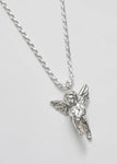 Cherub Necklace in Silver