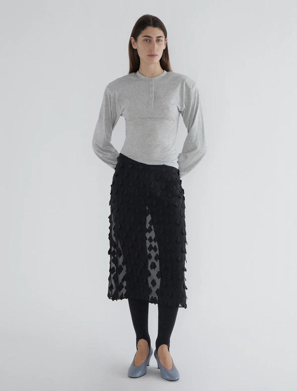 Tris Skirt in Black - Paloma Wool