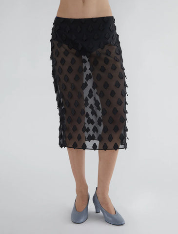 Tris Skirt in Black - Paloma Wool