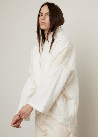 Kimono Jacket in Wavy Gauze - Atelier Delphine
