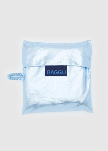 Blue Metallic Baggu