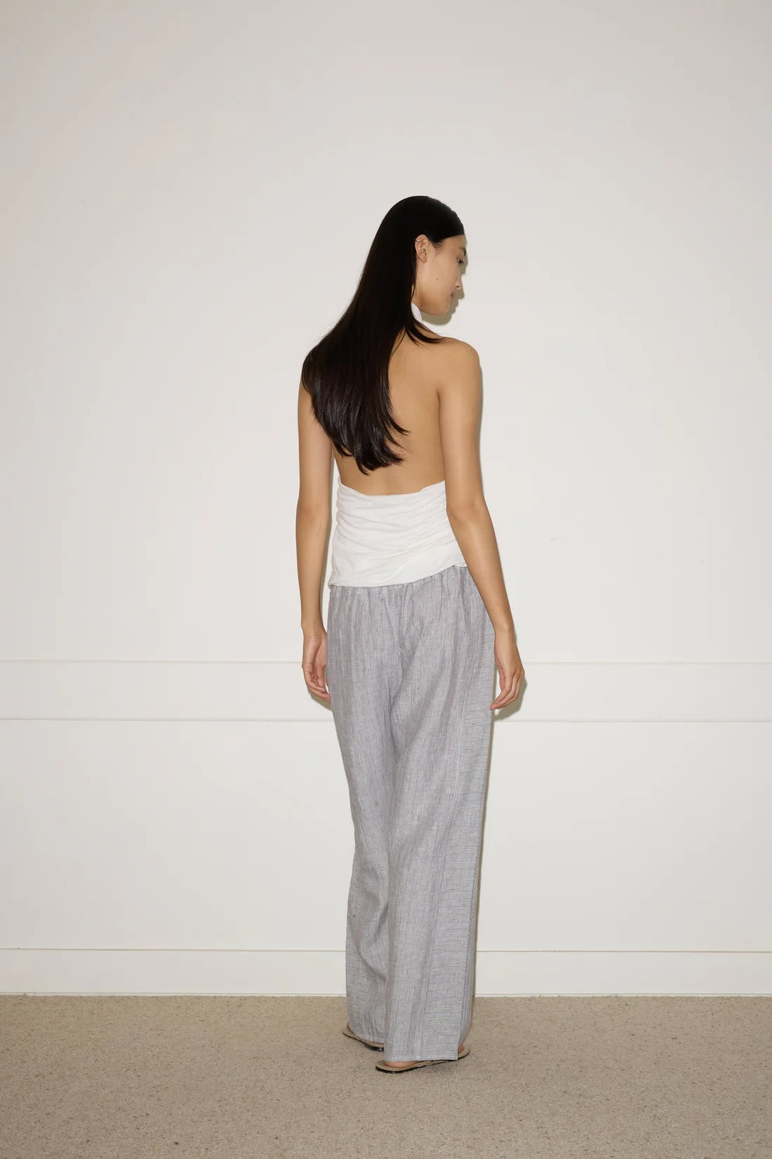 Jersey Top in White - Deiji Studios
