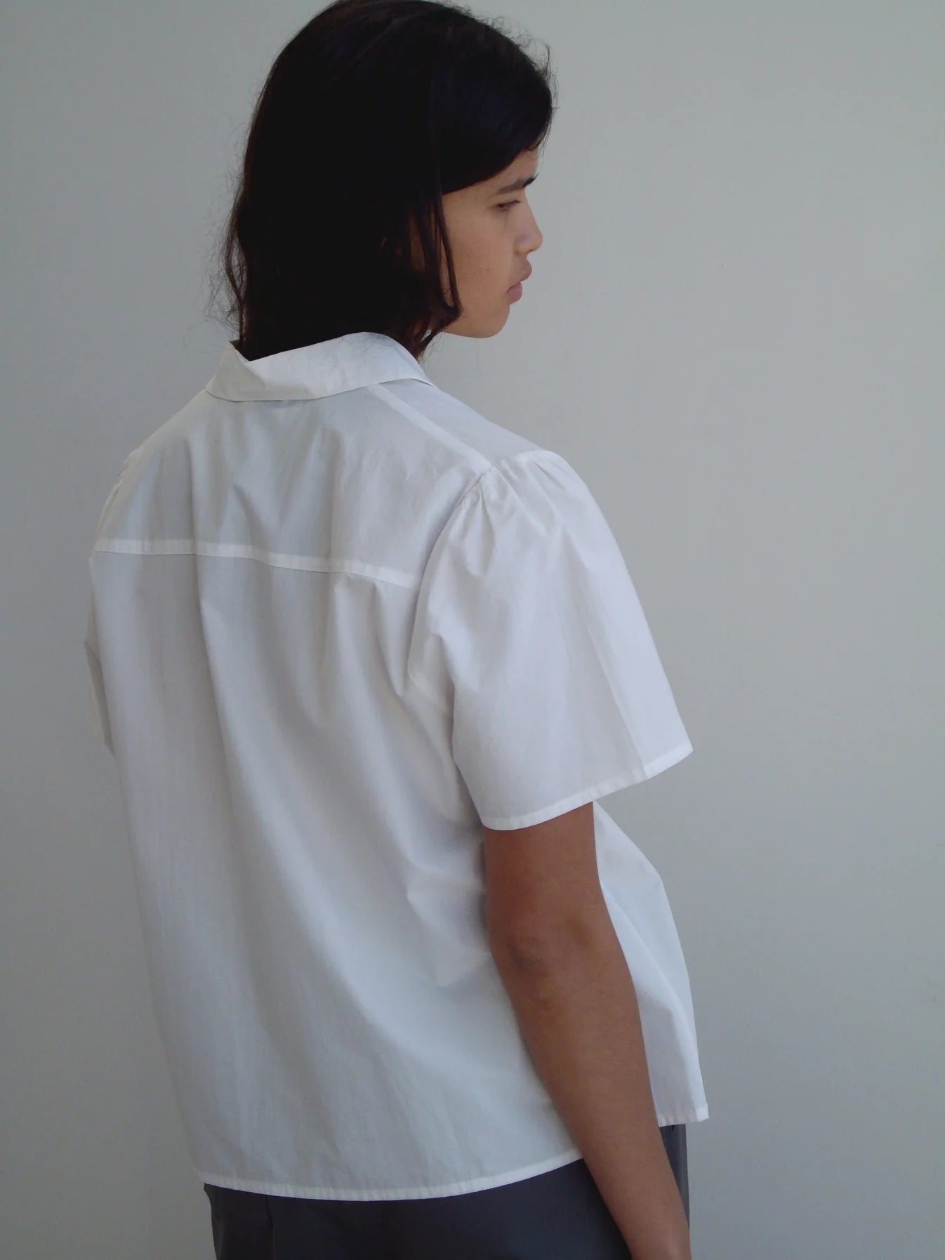 Sails Top in White - Deiji Studios