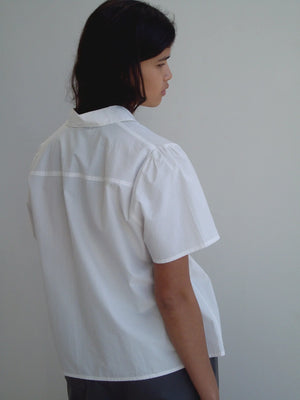 Sails Top in White - Deiji Studios