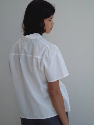 Sails Top in White - Deiji Studios