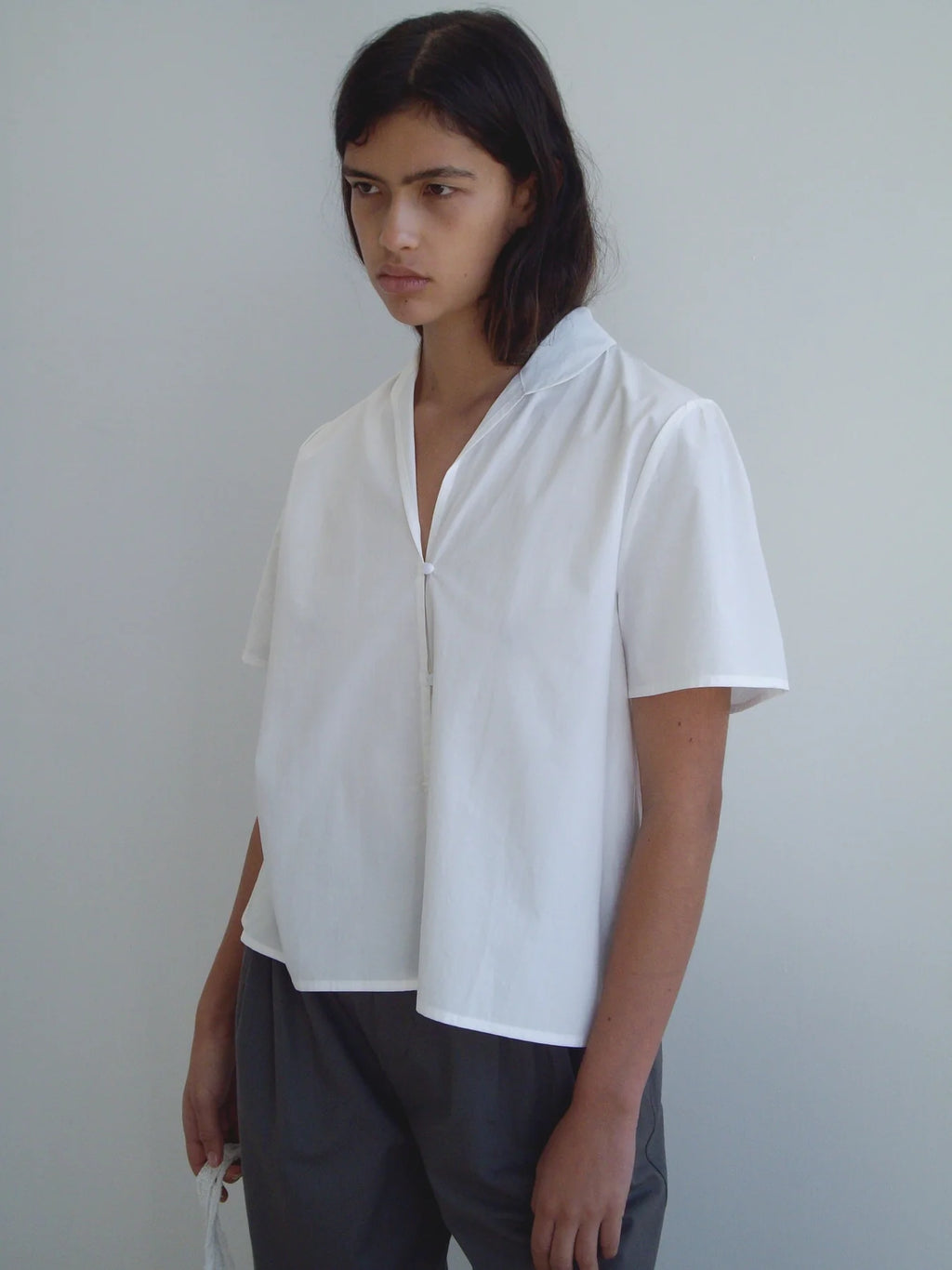 Sails Top in White - Deiji Studios