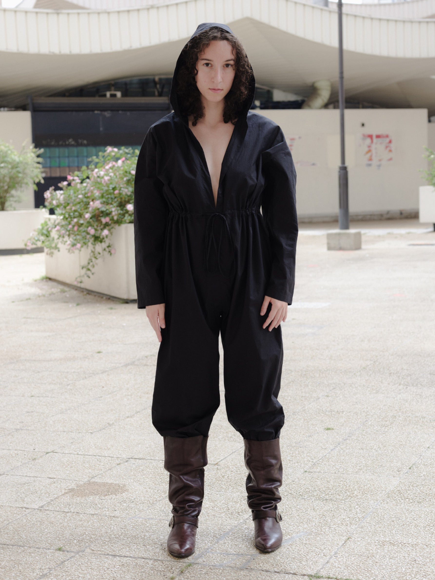 Huijui Jumpsuit in Black - Baserange