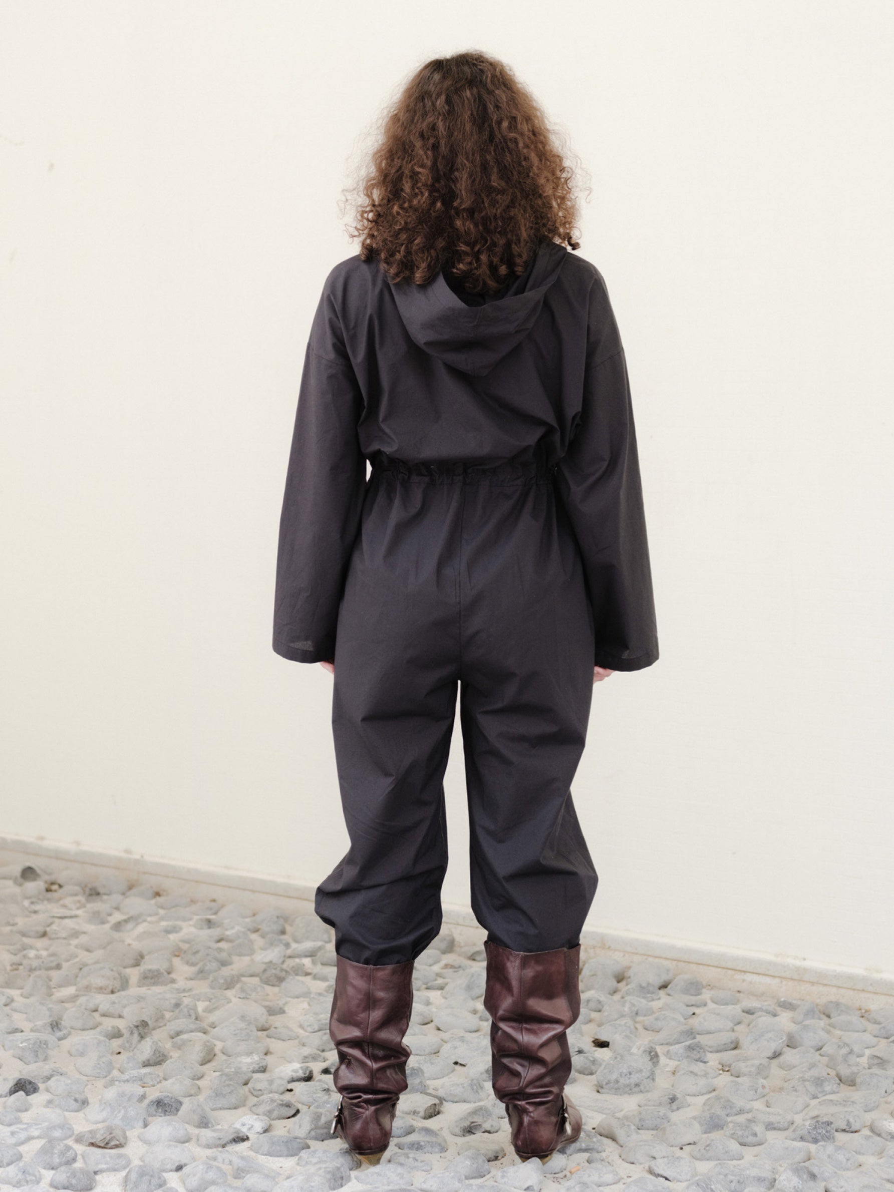 Huijui Jumpsuit in Black - Baserange