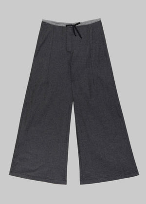 Arthur Loose Pants in Black Denim - Baserange