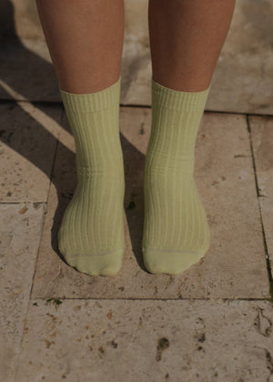 Rib Over Ankle Socks - Baserange