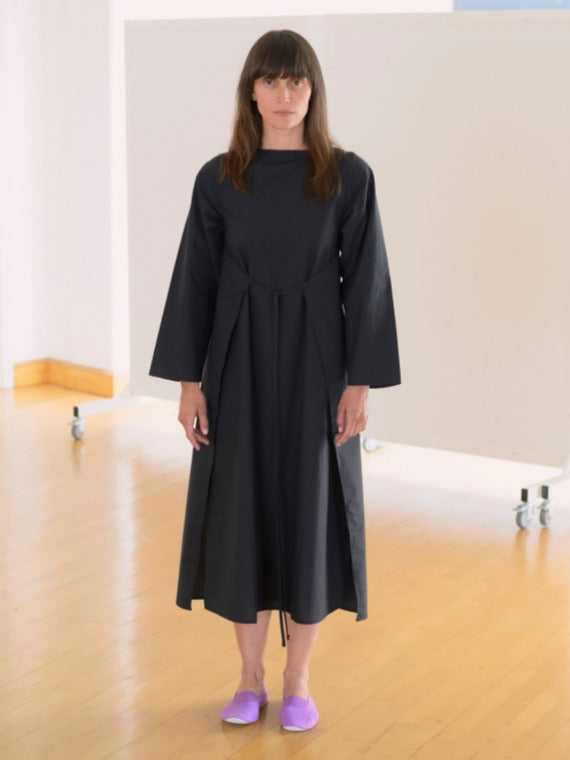 Decti Long Sleeve Dress in Black - Baserange | Lovecraft
