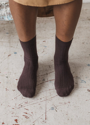Rib Over Ankle Socks - Baserange