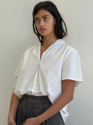 Sails Top in White - Deiji Studios