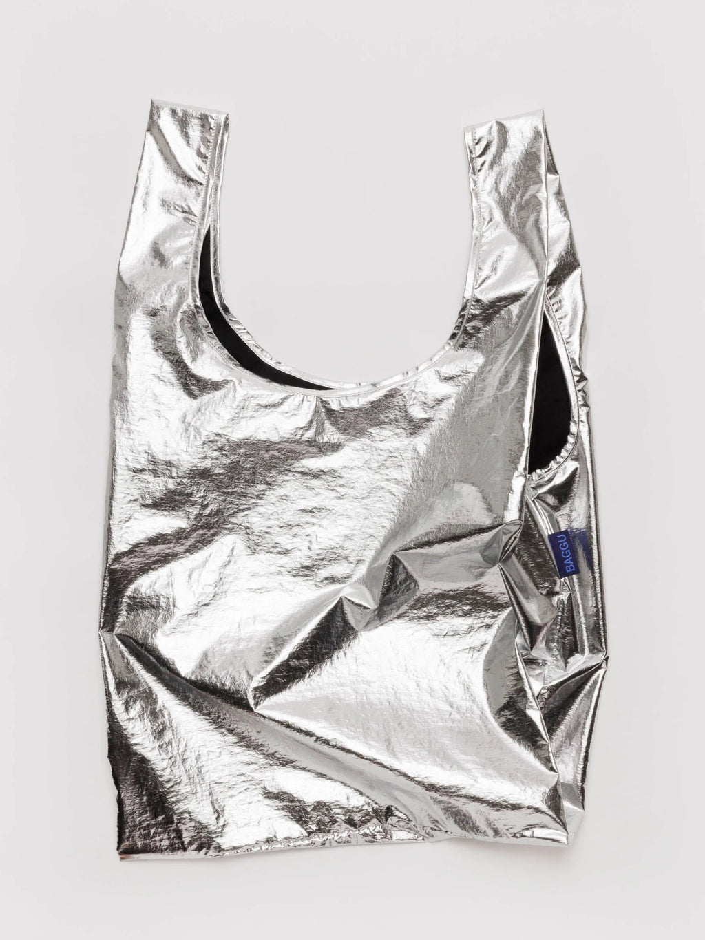 Silver Metallic Baggu