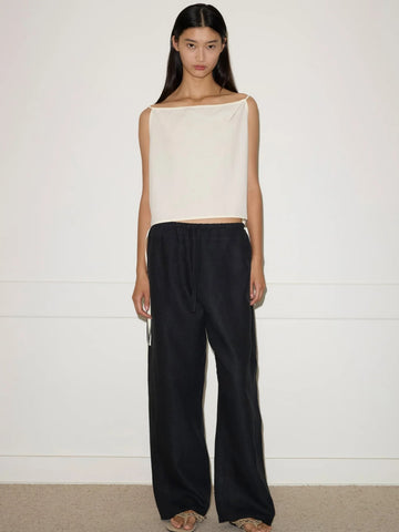 Simple Top in Butter White - Deiji Studios