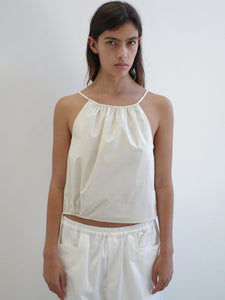 Simple Top in Butter White - Deiji Studios