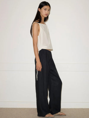 Simple Top in Butter White - Deiji Studios