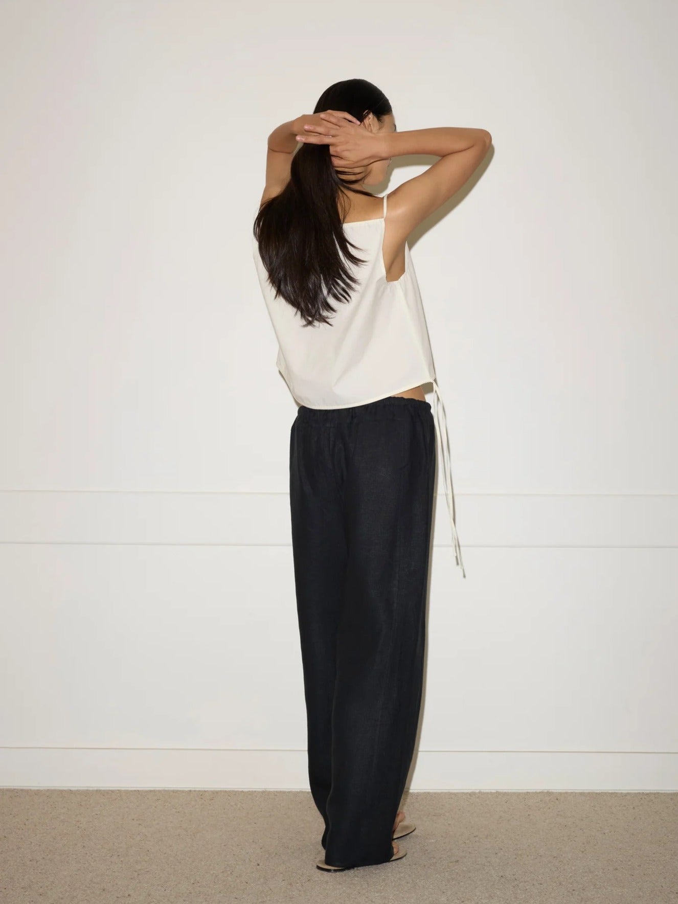 Simple Top in Butter White - Deiji Studios