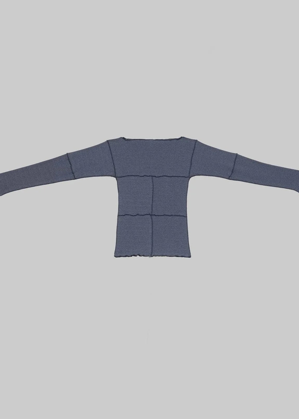 Cinder Long Sleeve Tee in Dark Denim - Baserange
