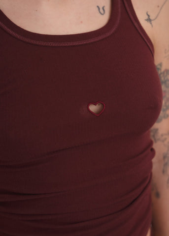 Heart Tank in Nara Red - Baserange