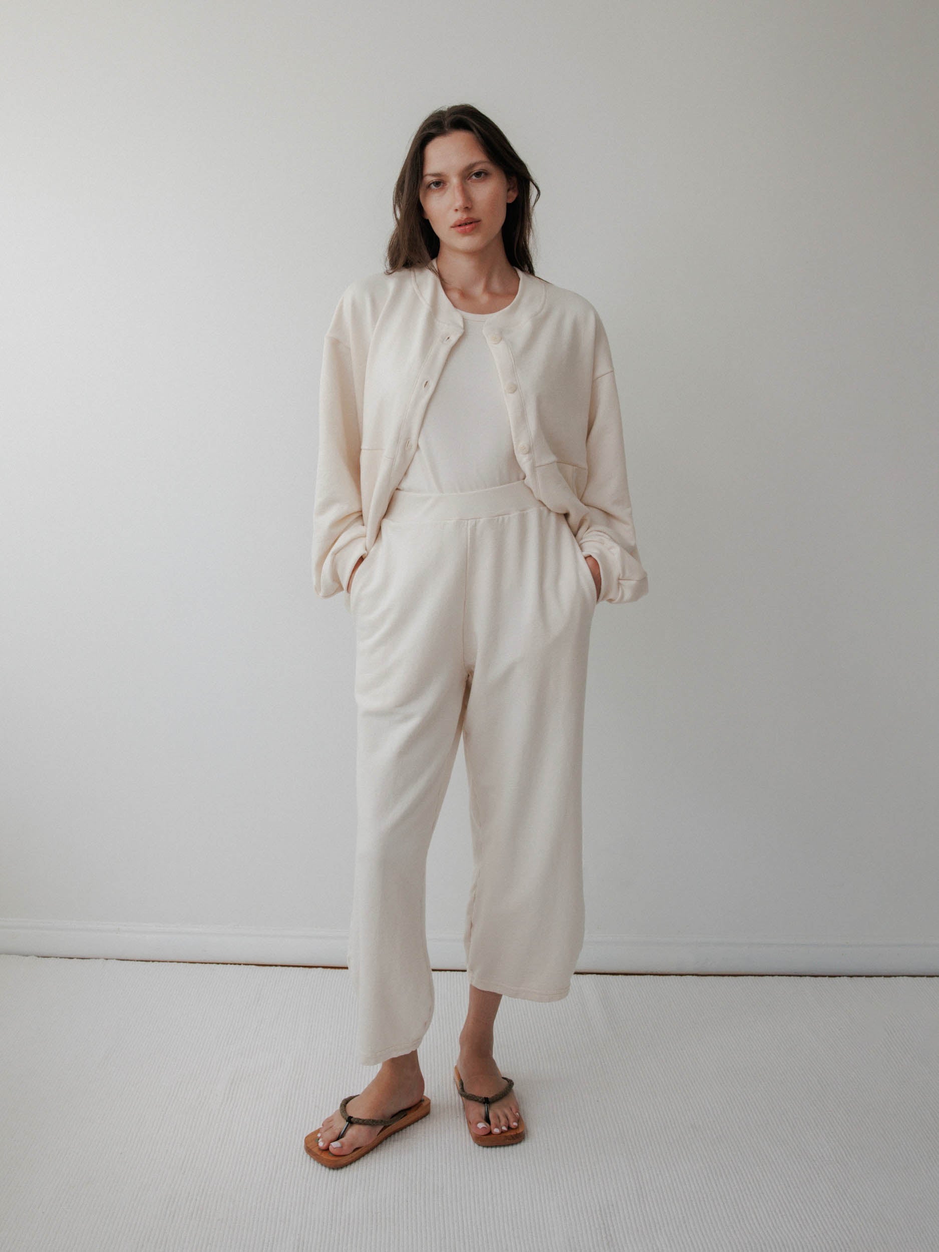 Summer Sweatpant in Natural - Wol Hide