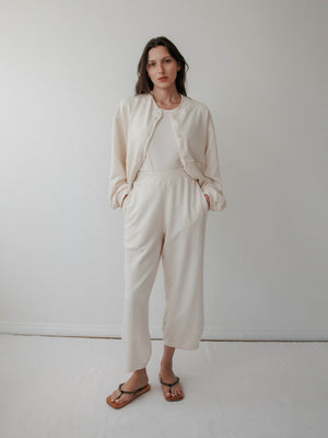 Summer Sweatpant in Natural - Wol Hide