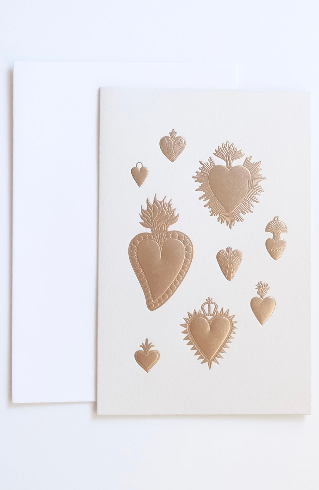 Heart Milagros Embossed Card