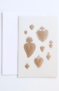 Heart Milagros Embossed Card