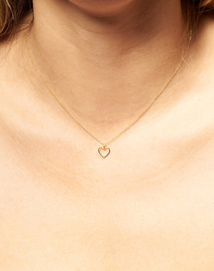 14k Heart Charm