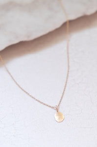 Gold Foil Necklace