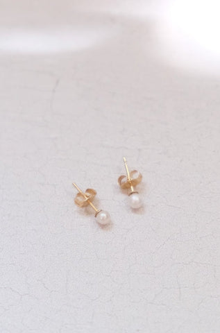 Pearl Stud - 14K